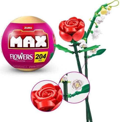 Zuru Blocks Max Build Garden Long Flowers for 3+ Years (Various Designs/Assortments of Designs) 1pc