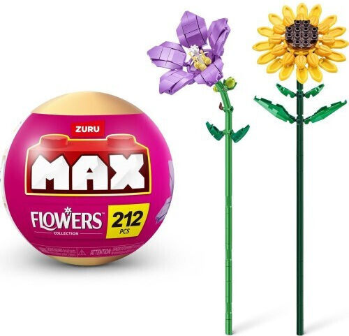 Zuru Max Build Building Blocks Garden Long Flowers for 3+ Years Various Designs 1pc