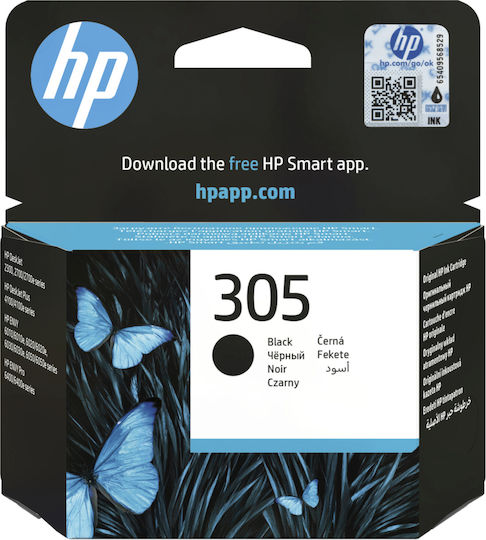 HP 305 Γνήσιο Μελάνι Εκτυπωτή InkJet Μαύρο (3YM61AE)