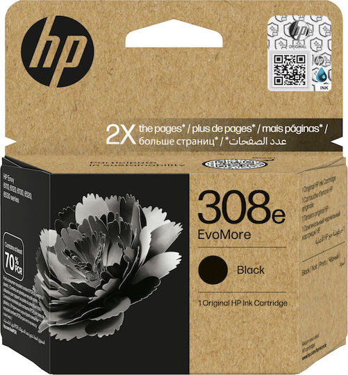 HP 308e Evomore Original InkJet Printer Ink Black (7FP22UE)