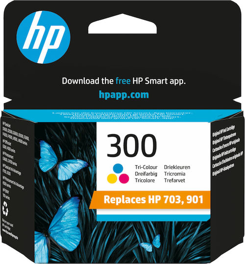 HP 300 Оригинален Мастило за мастиленоструен принтер Множество (цвят) (CC643EE)