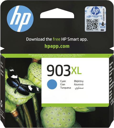 HP 903XL Γνήσιο Μελάνι Εκτυπωτή InkJet Κυανό (T6M03AE)