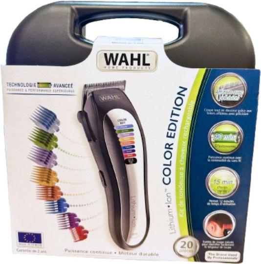 Wahl Professional Color Edition Lithium Επαγγελματική Επαναφορτιζόμενη Κουρευτική Μηχανή Μαύρη 79600-3136