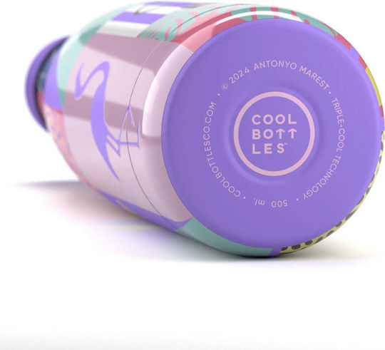 Cool Bottles Ανοξείδωτο Παιδικό Παγούρι 500ml