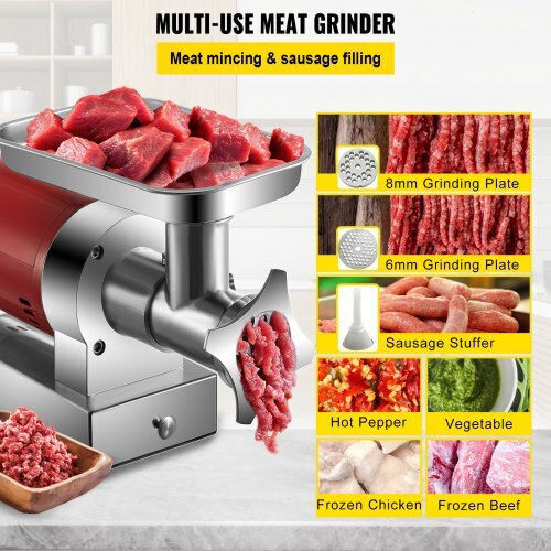 Vevor Mașină de măcinat carne 1100W Roșie