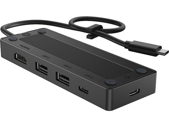 HP Travel Hub G3 USB-C Docking Station with HDMI 4K PD Black