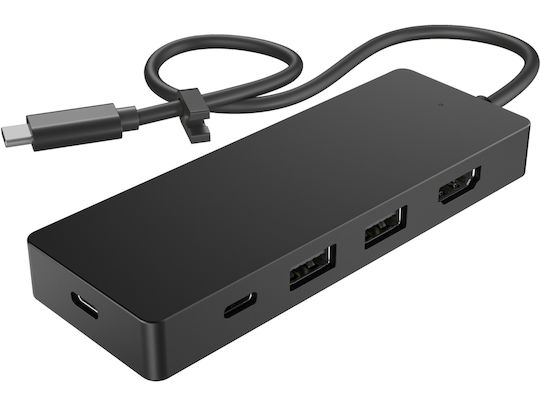 HP Travel Hub G3 USB-C Docking Station with HDMI 4K PD Black