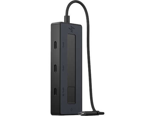 HP 6G843AA USB-C Docking Station mit 4K PD Schwarz