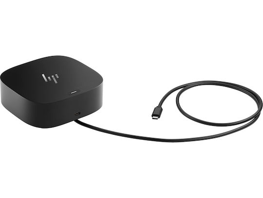 HP G5 USB-C Docking Station with HDMI/DisplayPort 4K PD Ethernet and Support for 2 Monitors Black