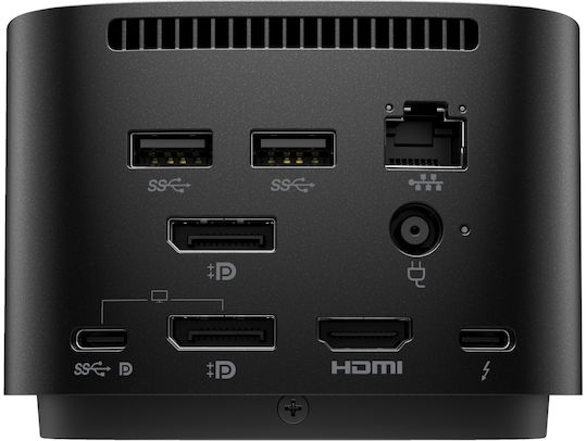 HP Thunderbolt Dock 120W G4 Thunderbolt 4 Docking Station with HDMI/DisplayPort 4K PD Ethernet Black