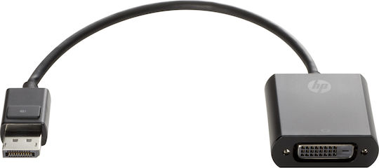 HP Converter DisplayPort male to DVI-D female 1pcs FH973AA