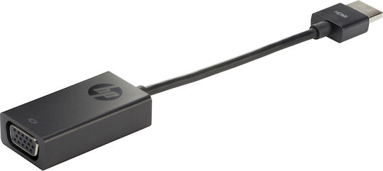 HP Μετατροπέας HDMI male σε VGA female 1τμχ H4F02AA