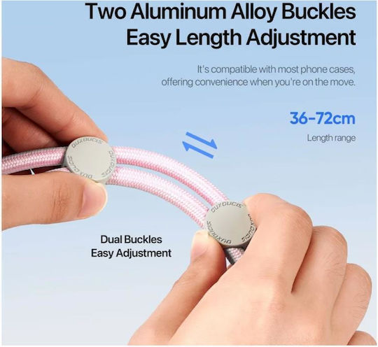 Dux Ducis Neck Strap for Mobile Phones Pink