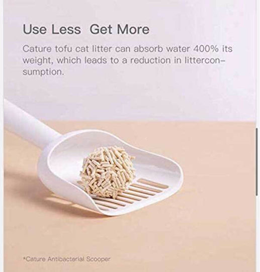 Cature Natural Tofu Clumping Cat Litter Cat Pellet Tofu with Scent Green Tea 18lt