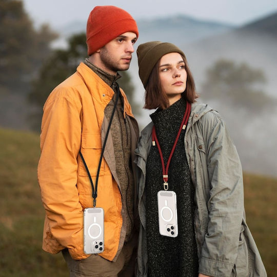 Tech-Protect Rope Crossbody Strap Λουράκι Λαιμού για Κινητά Χρυσό
