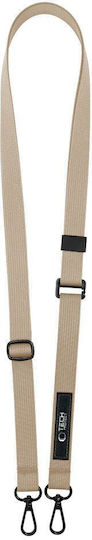 Tech-Protect Rope Crossbody Nackenriemen für Handys Beige