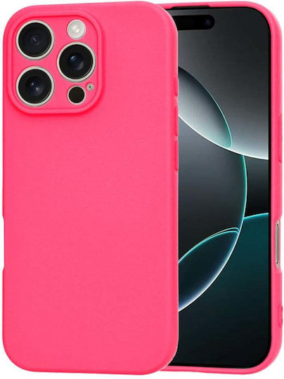 Techsuit Softflex Back Cover Fuchsia (iPhone 16 Pro)