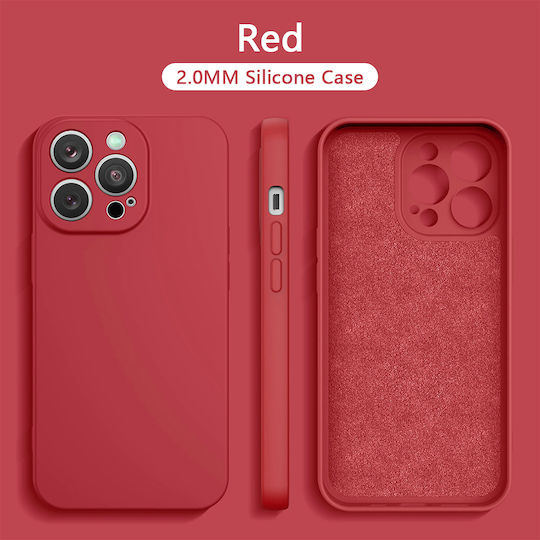 Soft Задна корица Силикон 2мм Червен (Xiaomi Poco F5)
