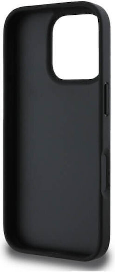 DKNY Pattern Umschlag Rückseite Metallisch Schwarz (iPhone 17 Pro Max / iPhone 17 Pro / iPhone 16 Pro Max)