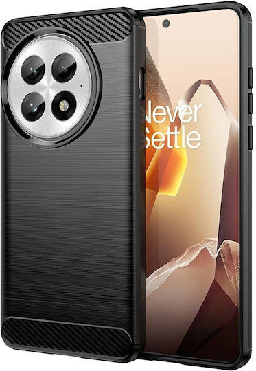 Techsuit Carbon Back Cover Σιλικόνης Μαύρο (OnePlus 13)