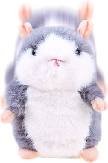 Jokomisiada Plüsch Hamster Grau 10 cm