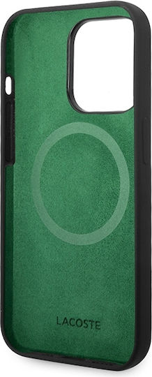 Lacoste Silicone Magsafe Back Cover Πλαστικό / Σιλικόνης Μαύρο (iPhone 14 Pro Max)