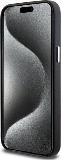 BMW Wrapped Back Cover Σιλικόνης / Πλαστικό / Δερμάτινο Μαύρο (iPhone 15 Pro Max)