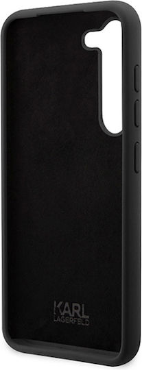 Karl Lagerfeld Choupette Umschlag Rückseite Kunststoff / Silikon Schwarz (Galaxy S24+)