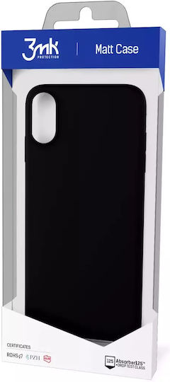 3MK Matt Back Cover Silicone Black (Realme 8/8 Pro)