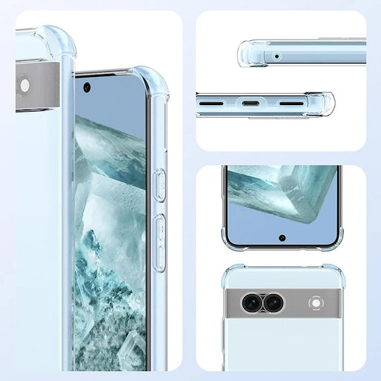 Techsuit Shockproof Clear Back Cover Σιλικόνης Διάφανο (Google Pixel 9 / 9 Pro)