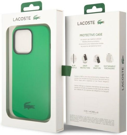 Lacoste Silicone Silicone Back Cover Πλαστικό Πράσινο (iPhone 14 Pro Max)