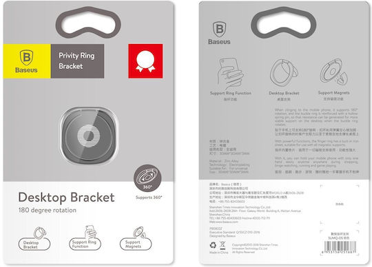 Baseus Privity Ring Bracket Desk Stand for Mobile Mobile in Gray color