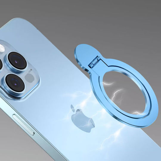 Techsuit Magsafe Phone Ring Mpr4 Round Shape Aluminium Alloy Blue