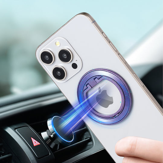Techsuit Suport de încărcare MagSafe în culoarea Albastru