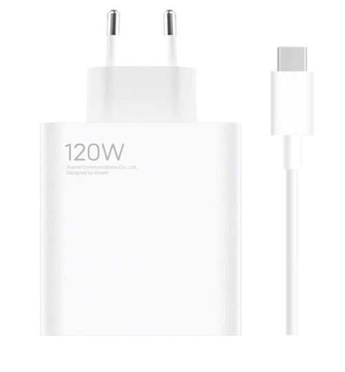 Xiaomi Φορτιστής με Θύρα USB-A και Καλώδιο USB-C 120W Λευκός (MDY-13-EE Bulk)