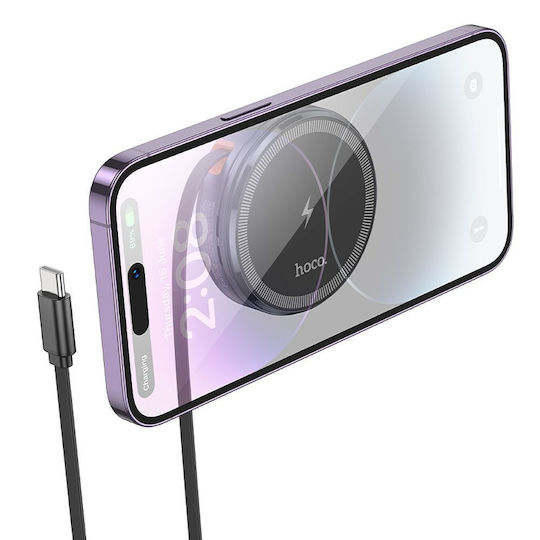 Hoco Φορτιστής Magsafe 15W Metal Gray (CQ18)