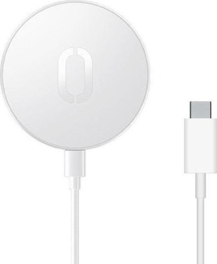 XO Φορτιστής Magsafe 15W Power Delivery / Quick Charge 2.0 / Quick Charge 3.0 Λευκός (CX022)