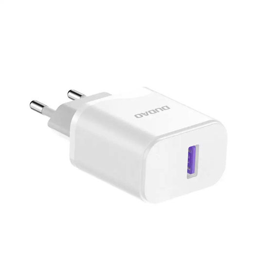 Dudao Încărcător Fără Cablu cu Port USB-A 18W Albς (A20EU)