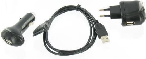 Car and Wall Set Blacks (Charging Set / kit For Iphone 3G/3GS/4)