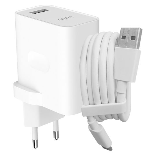 Oppo Ladegerät mit USB-A Anschluss und Kabel USB-C 30W Weißs (VC56JAEH)