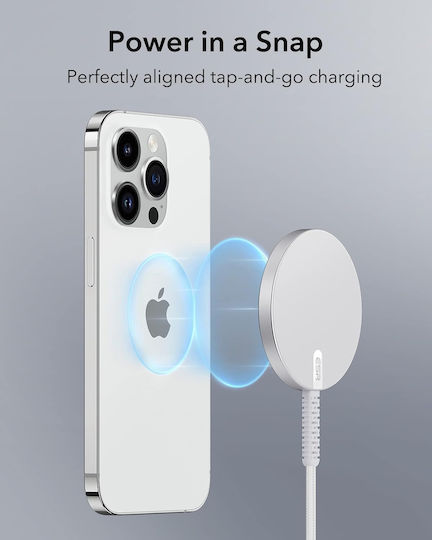 ESR Kabelloses Ladegerät (Qi Pad) 15W Gray (Halolock 2-pack)