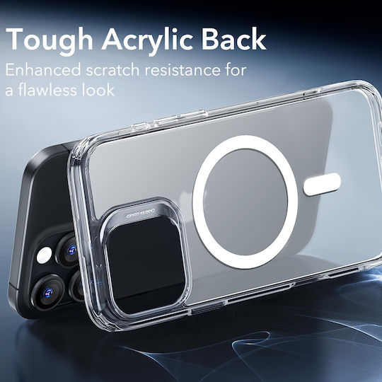 ESR Classic Hybrid Halolock Umschlag Rückseite Kunststoff / Silikon Frosted Clear (iPhone 17 Pro Max / iPhone 17 Pro / iPhone 16 Pro Max)