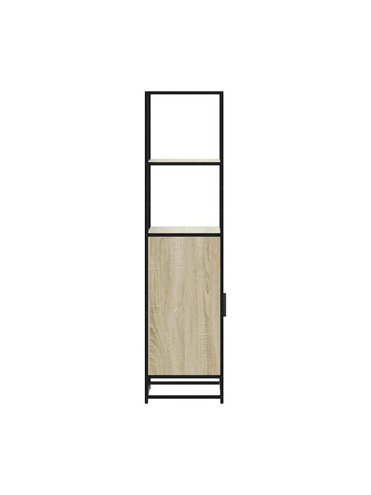 Cabinet Storage Made of Metal & Wood L35.5xW35xH139cm