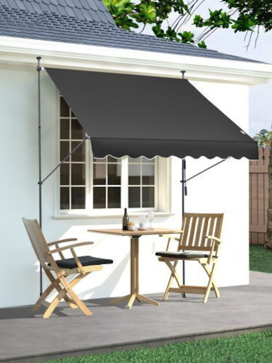 Vevor Terrace Wall Tent Black 1.5x1.2cm