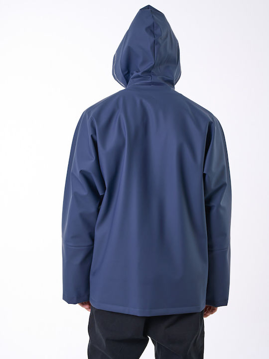 Geacă Anorak Impermeabilă Strutter Flex Lungă-Albastră