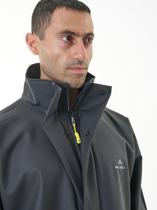 Anorak Work Jacket Reflective Black