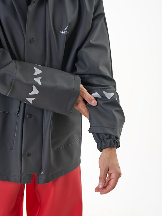 Anorak Work Jacket Reflective Black