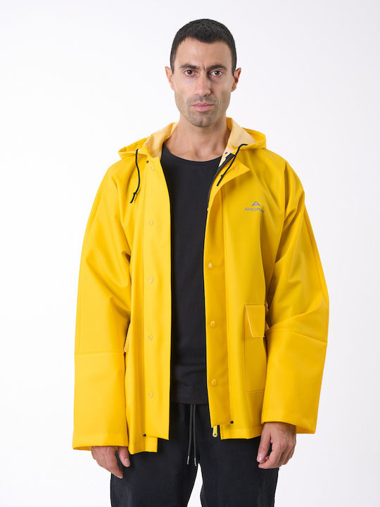 Anorak Waterproof Jacket Strutter Flex Long-yellow