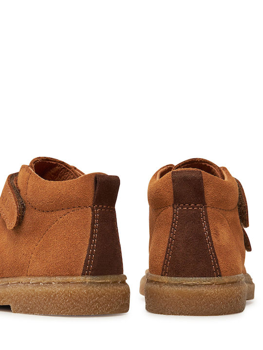 Suede Kids Boots Brown