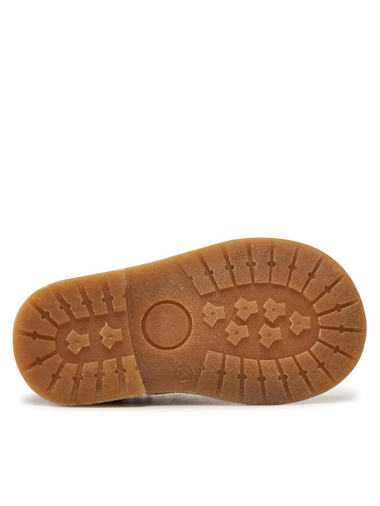 Suede Kids Boots Brown